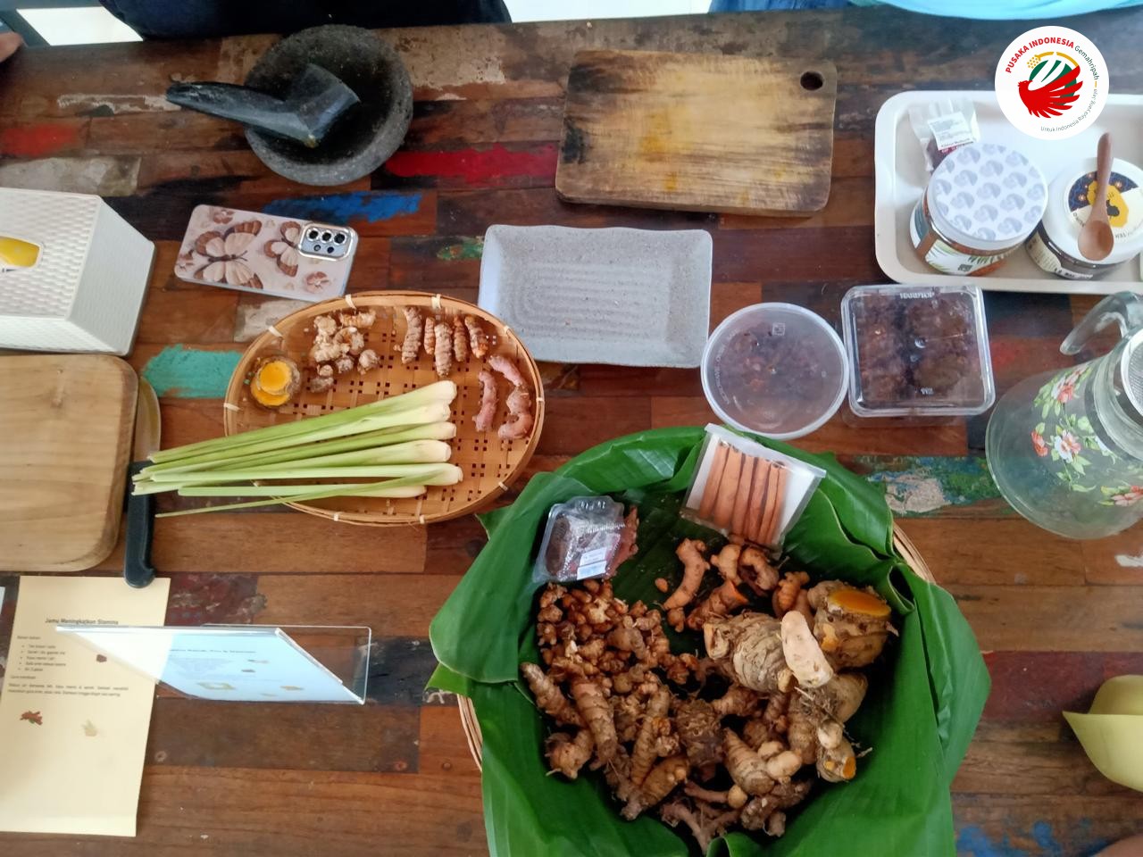 Bahan meramu jamu RPI Bali Pusaka Indonesia