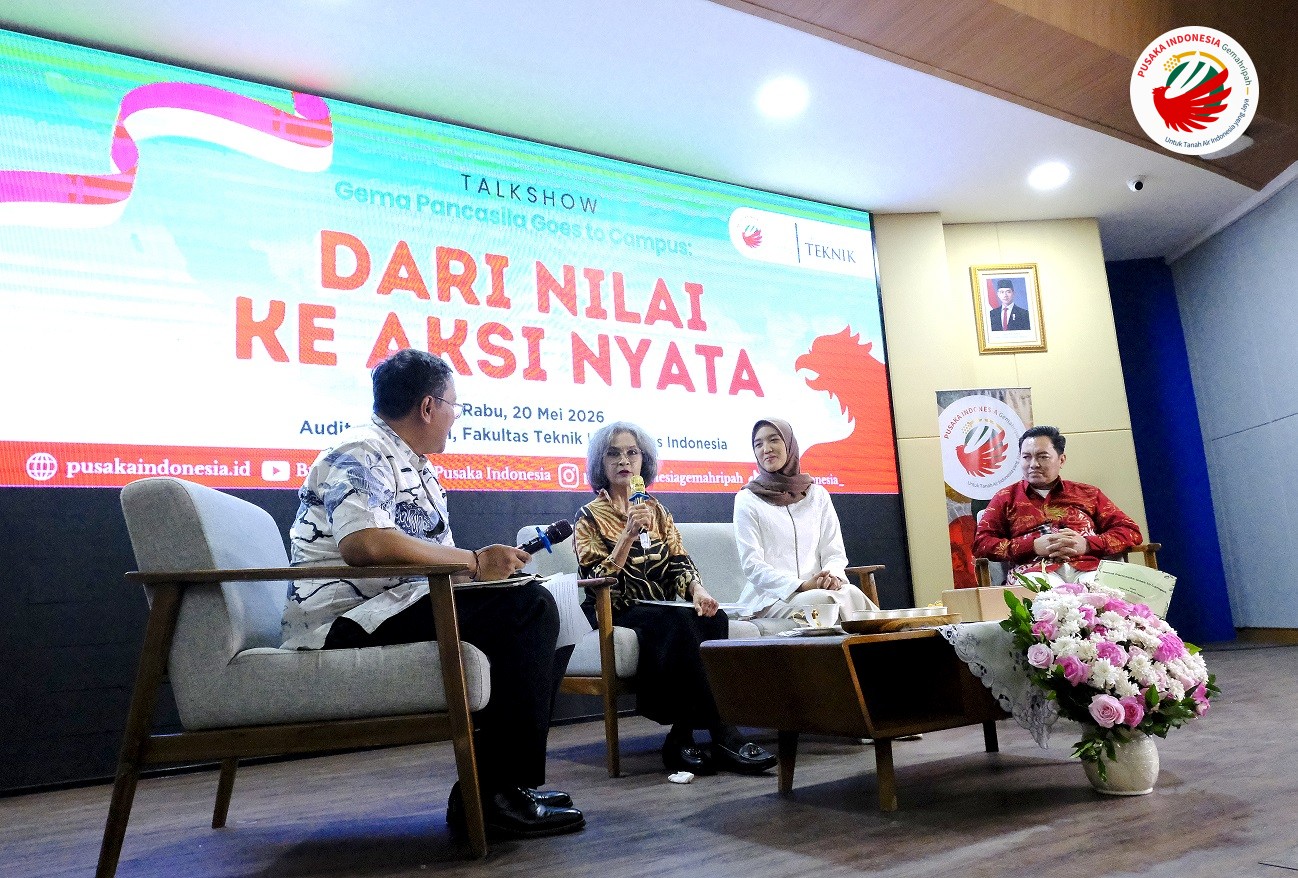 Talkshow Gema Pancasila Goes to Campus Dari Nilai ke Aksi Nyata di Auditorium FTUI Jakarta