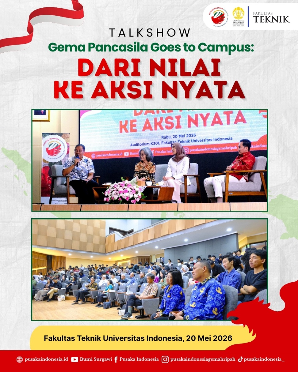 Talkshow Gema Pancasila Goes to Campus Dari Nilai ke Aksi Nyata FTUI
