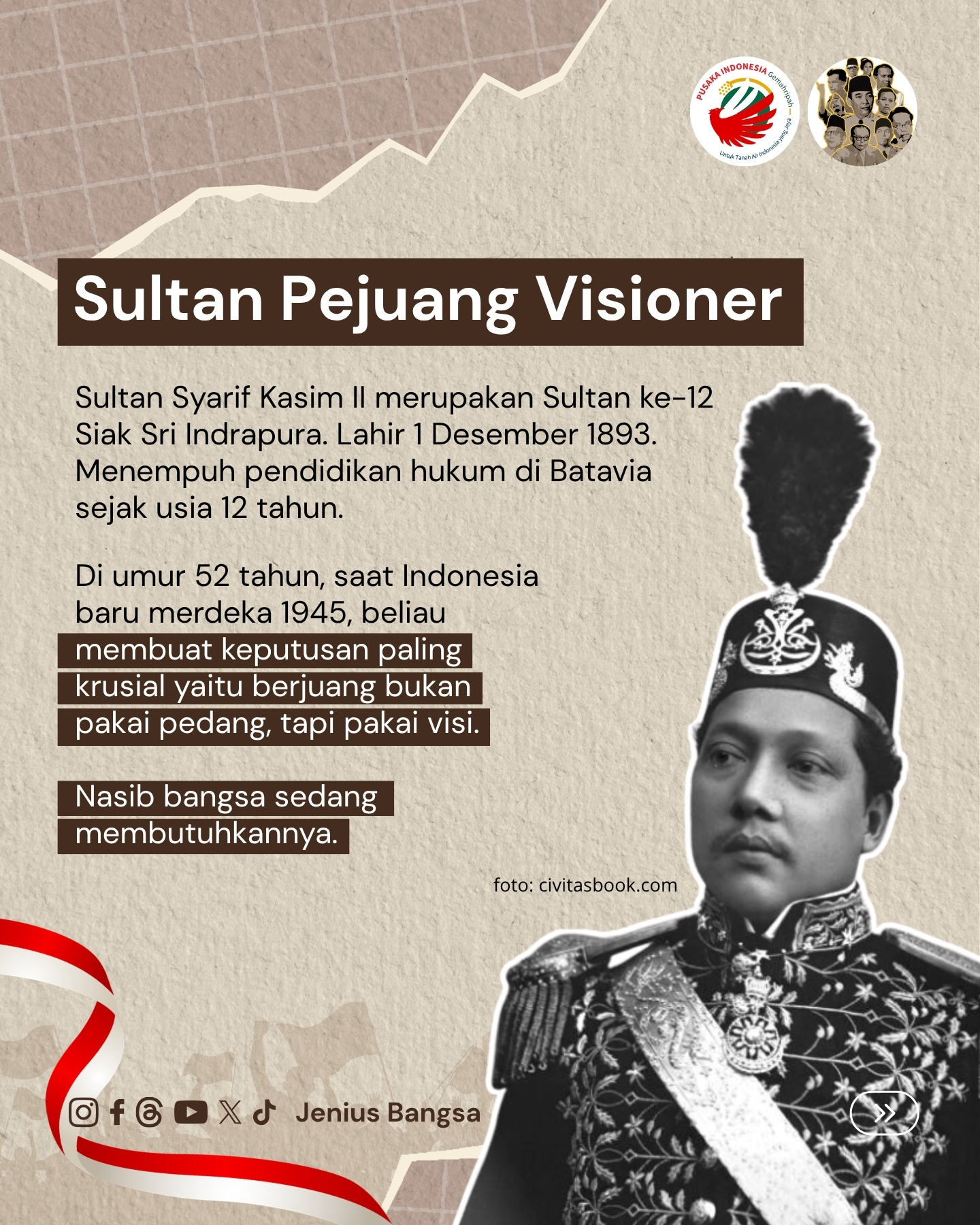Slide 3 - Sultan Syarif Kasim II