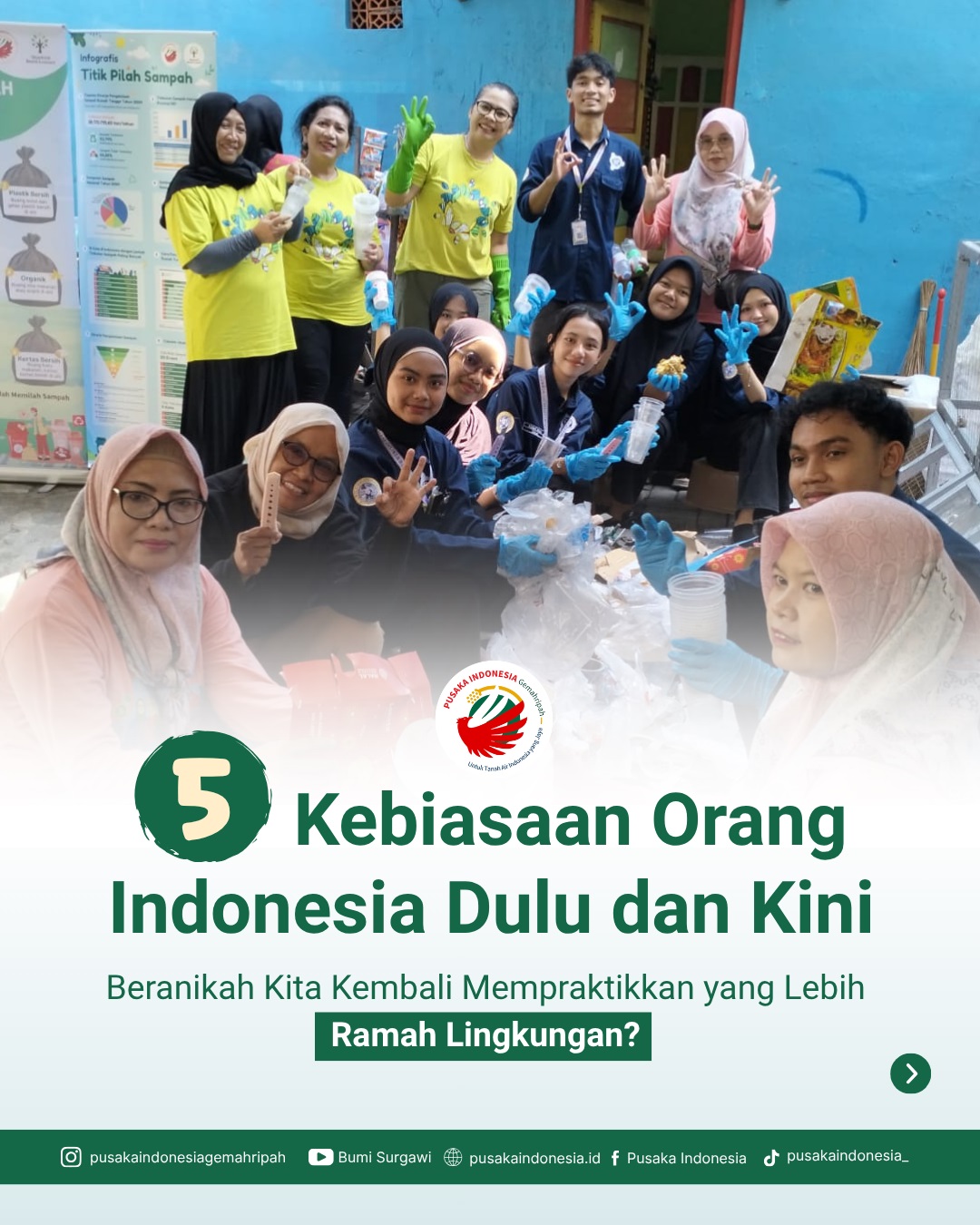5 Kebiasaan Orang Indonesia Dulu dan Kini