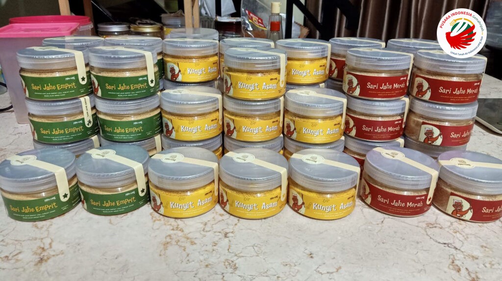 Produk Mbah Kung yang dipasarkan di Gemah Ripah Natures Corner