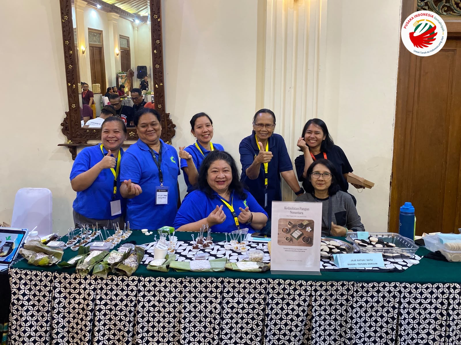 Tim Kedaulatan Pangan Nusantara menyajikan sampel pangan hasil riset untuk diuji coba oleh peserta Retreat The Soul Reset Experience 7-9 Agustus 2026, di Solo Jawa Tengah.