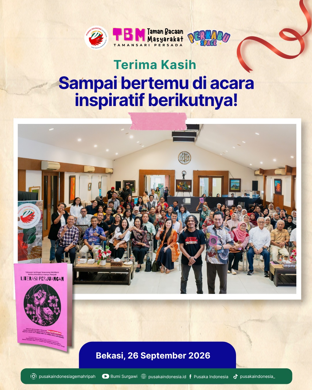 06 Bedah Buku Literasi Perjuangan _ Terimakasih
