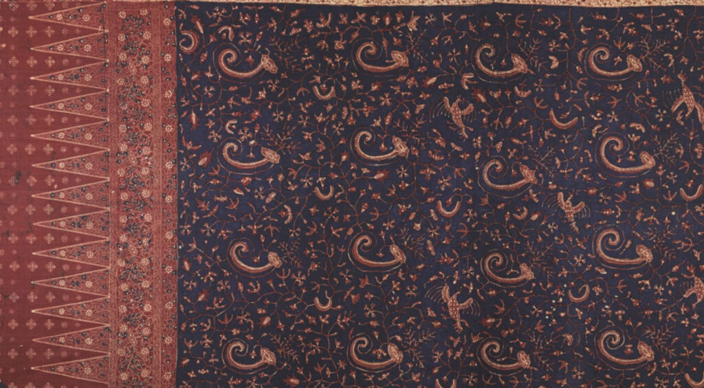 Batik motif lung lungan, salah satu koleksi Museum Batik Indonesia. Sumber artsandculture.google.com