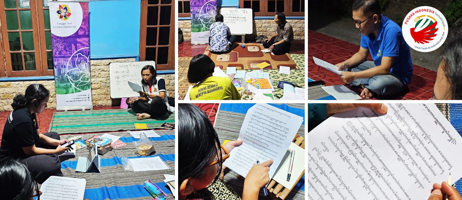 Proses Belajar Nguri-uri Aksara Jawa di RPI Yogyakarta